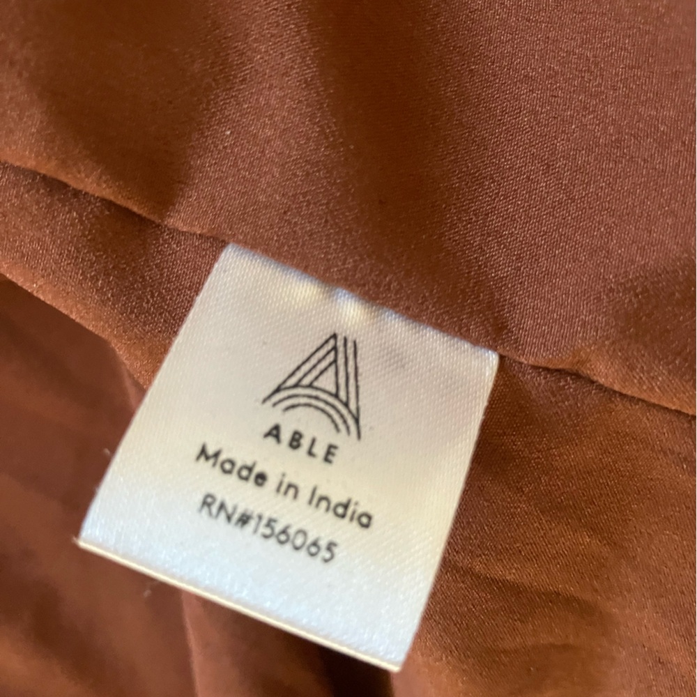 Able Maha Leather Jacket, Whiskey, Size Medium - Picture 4 of 14